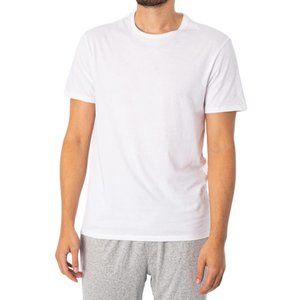 J. Crew Cotton Crewneck Undershirts Lightweight Short Sleeve White‎ Size X-Large